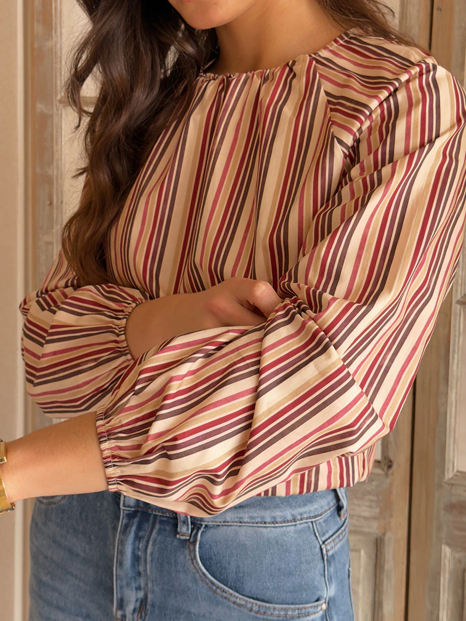 BLUSA RAYAS MULTICOLOR
