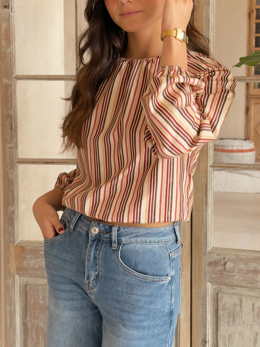 BLUSA RAYAS MULTICOLOR - Image 3