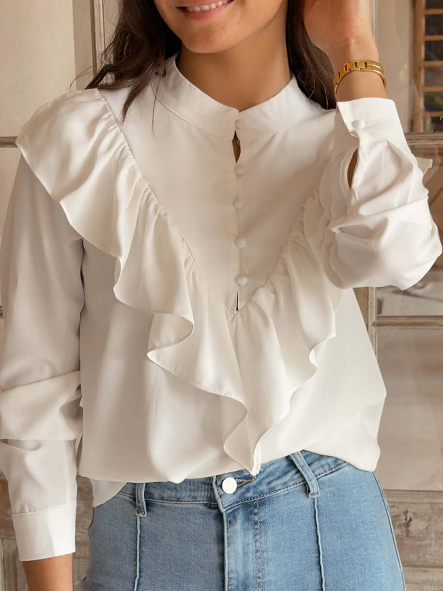BLUSA VOLANTE WHITE