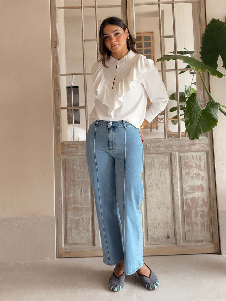 BLUSA VOLANTE WHITE - Image 2