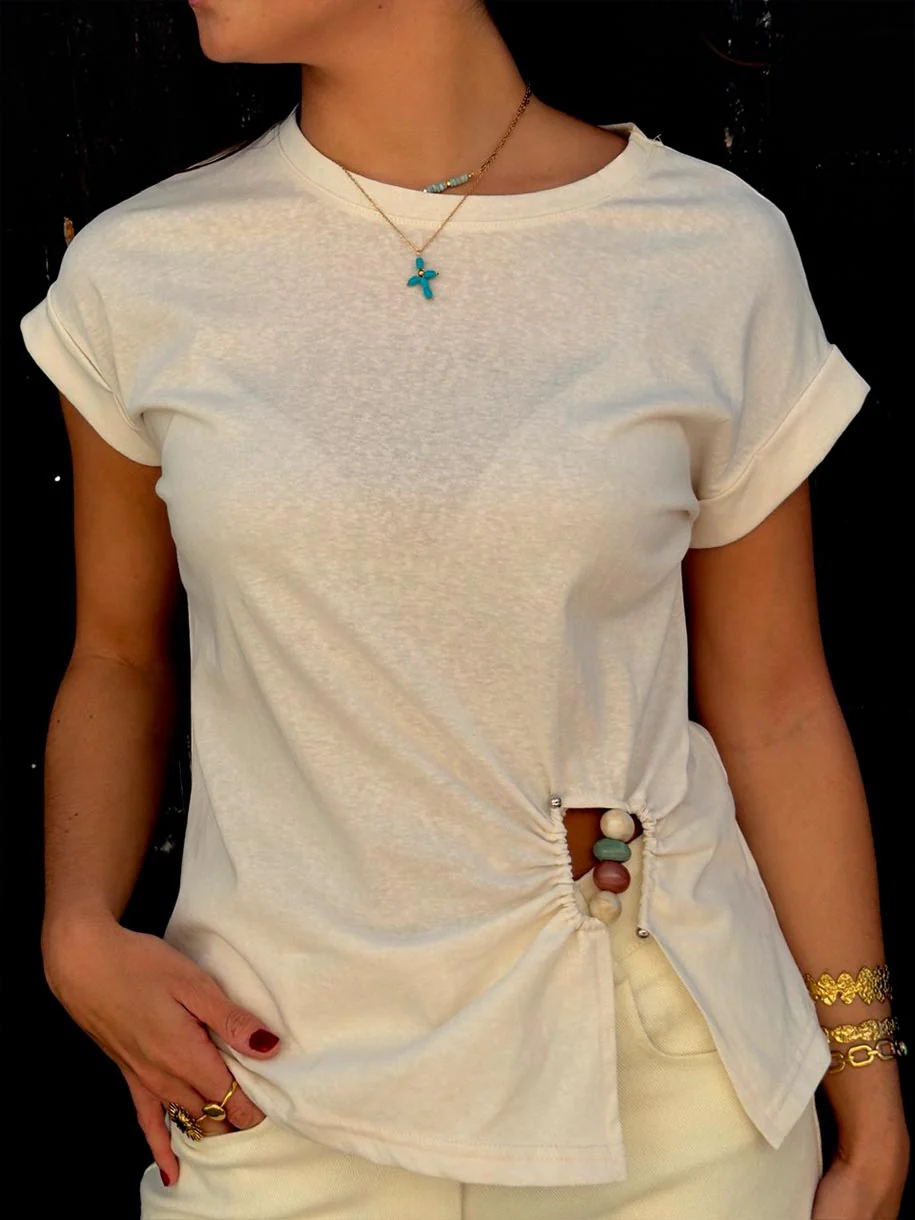 CAMISETA CUT OUT PIEDRAS - Image 3