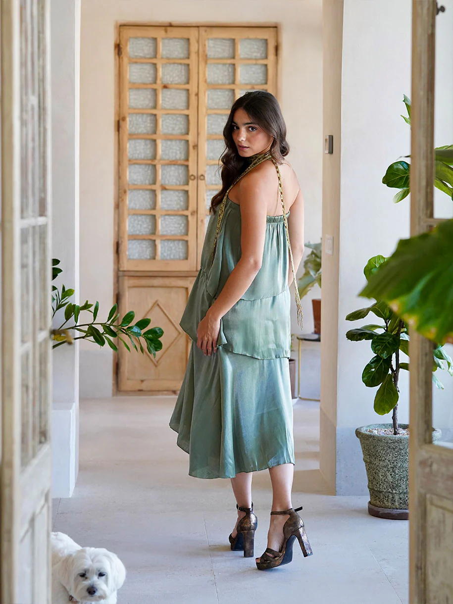 CONJUNTO SATINADO TABLEADO - Image 6