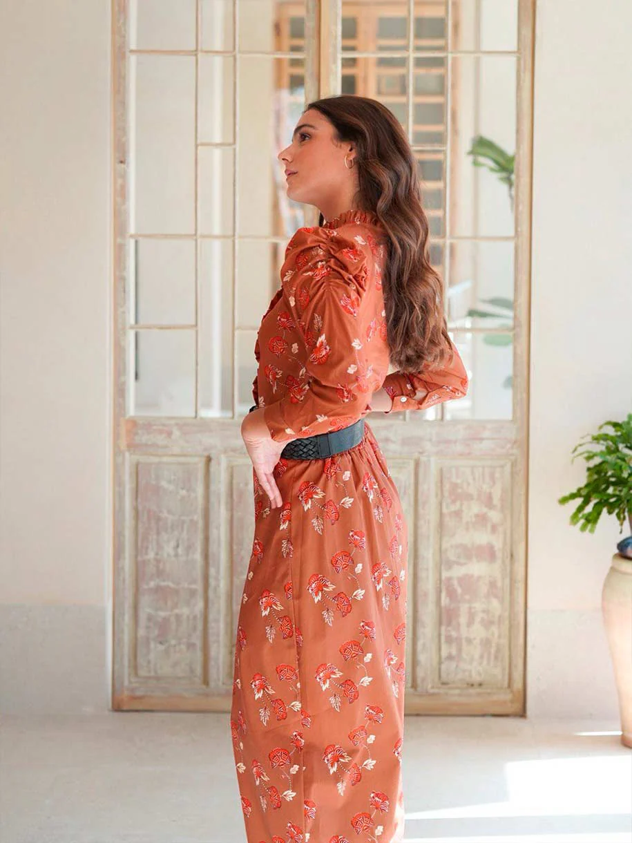 FALDA FLORAL TERRACOTA - Image 6