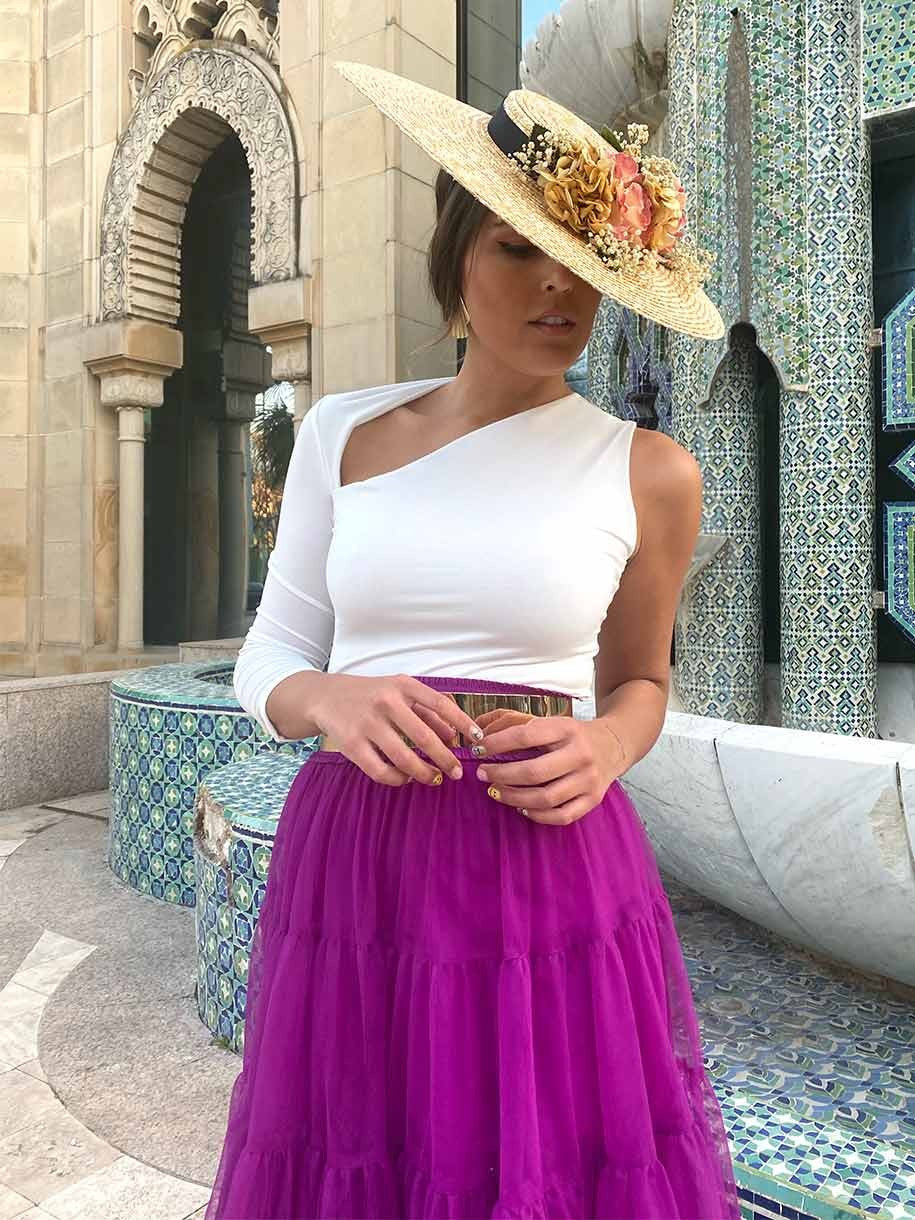 TOCADO PAMELA FLORAL - Image 3