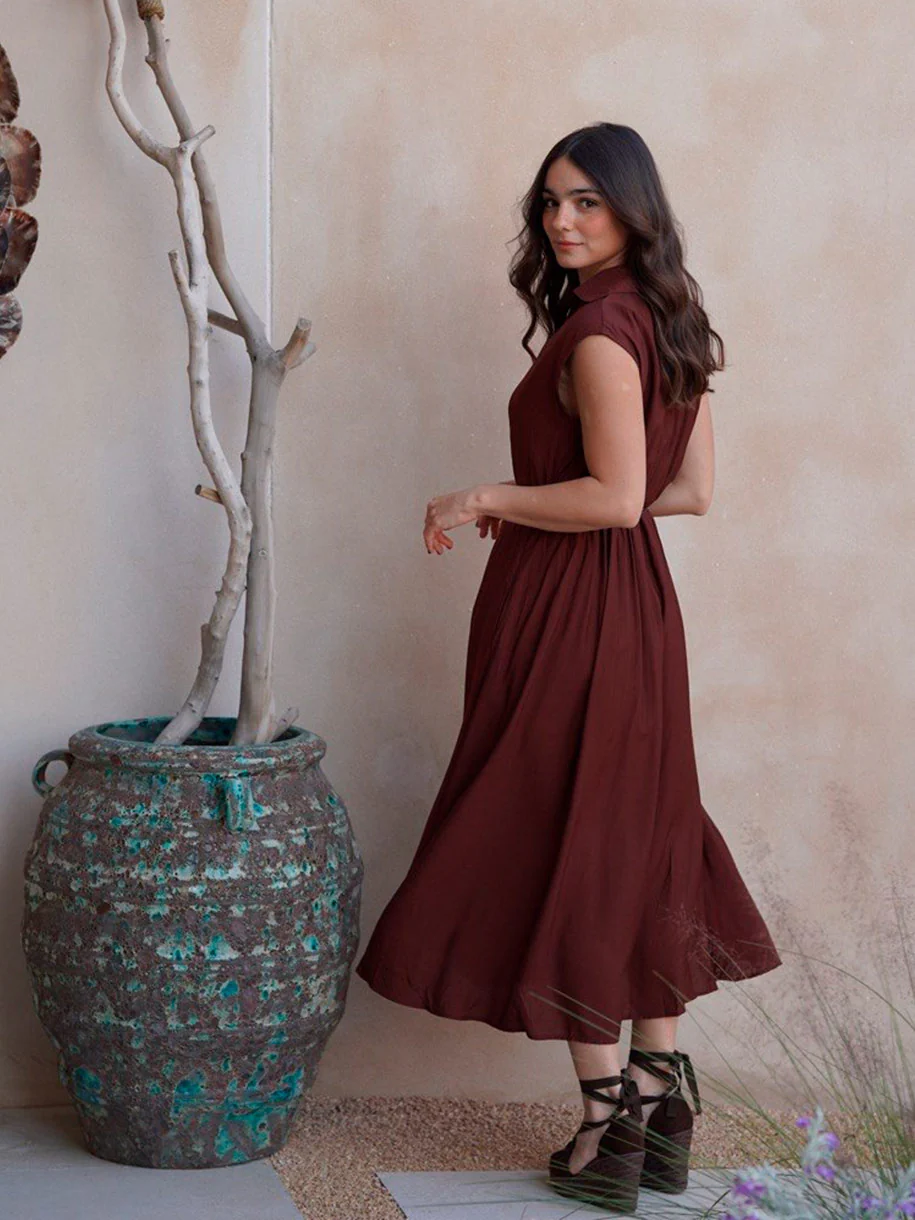 VESTIDO CAMISERO MINIMAL - Image 10
