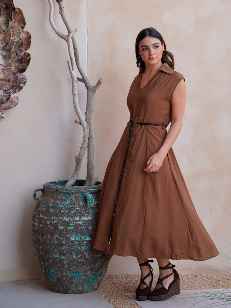 VESTIDO CAMISERO MINIMAL - Image 7