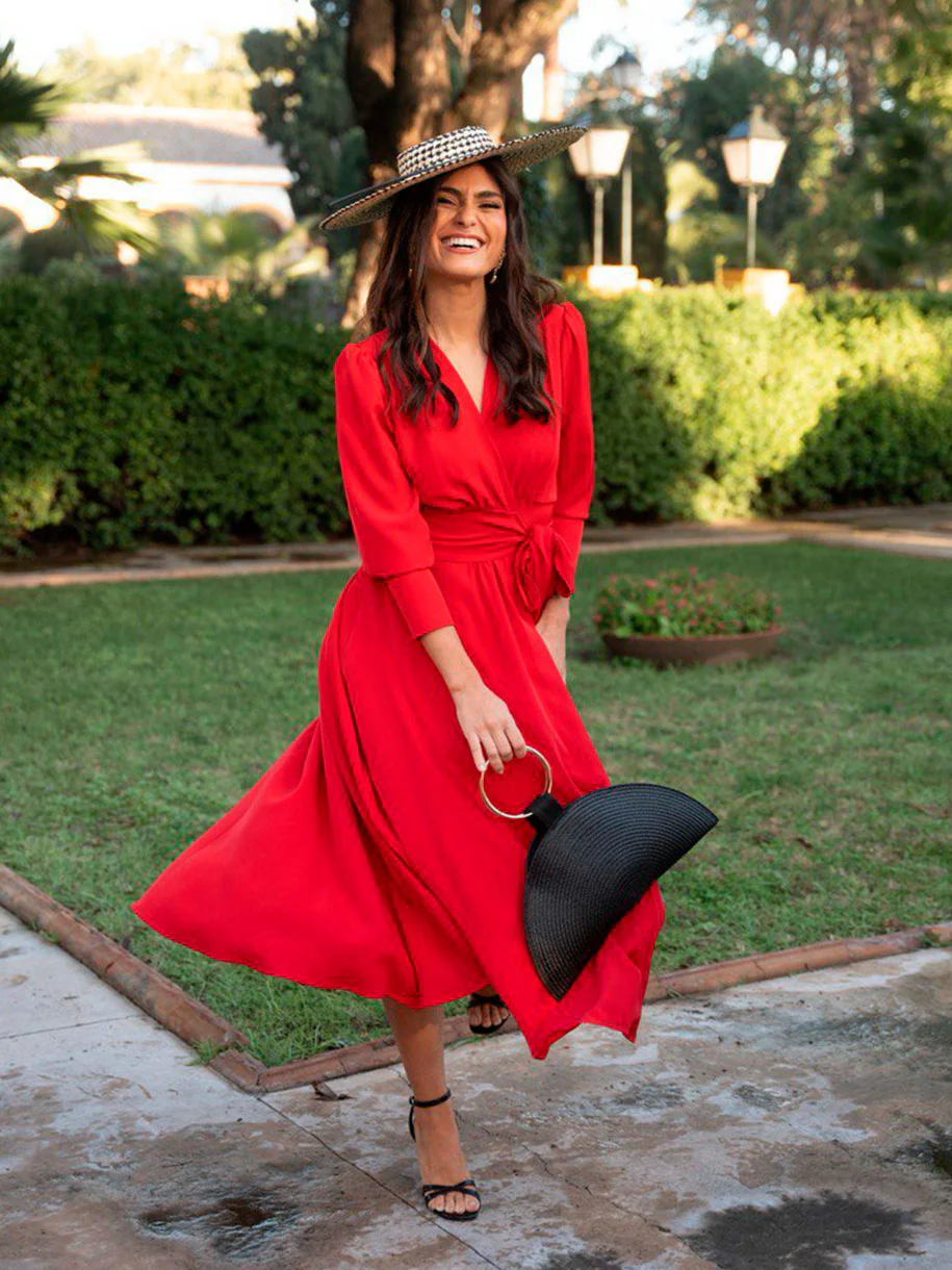 VESTIDO DUNEA ROUGE - Image 3