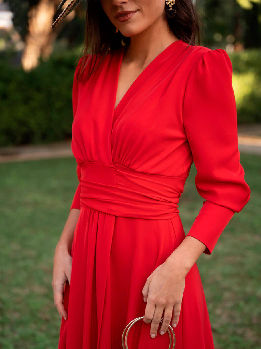 VESTIDO DUNEA ROUGE - Image 4