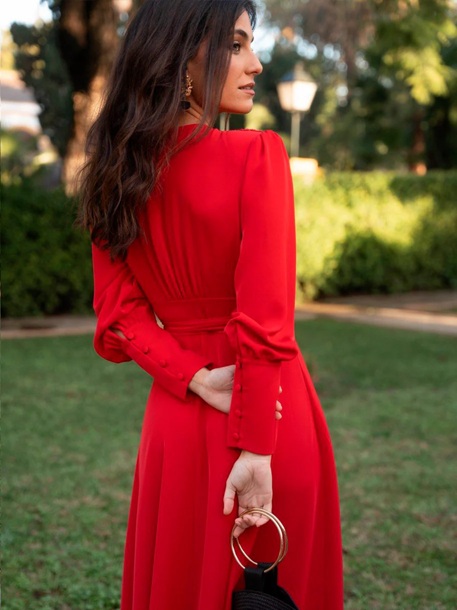 VESTIDO DUNEA ROUGE - Image 5