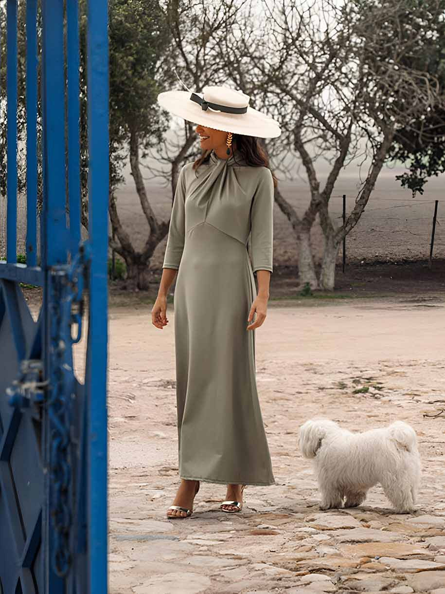 VESTIDO ESCOTE NUDO - Image 10