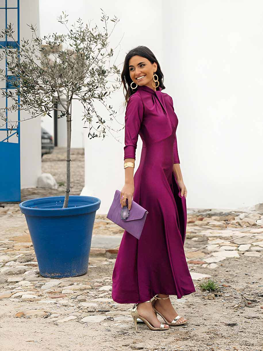 VESTIDO ESCOTE NUDO - Image 3