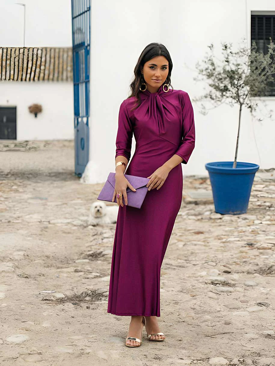 VESTIDO ESCOTE NUDO - Image 4