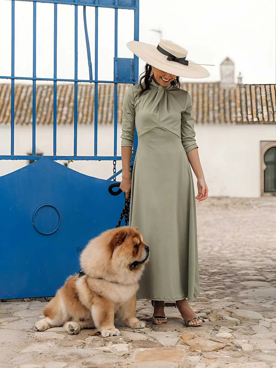 VESTIDO ESCOTE NUDO - Image 8