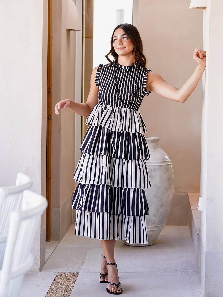 VESTIDO ALICIA RAYAS - Image 3