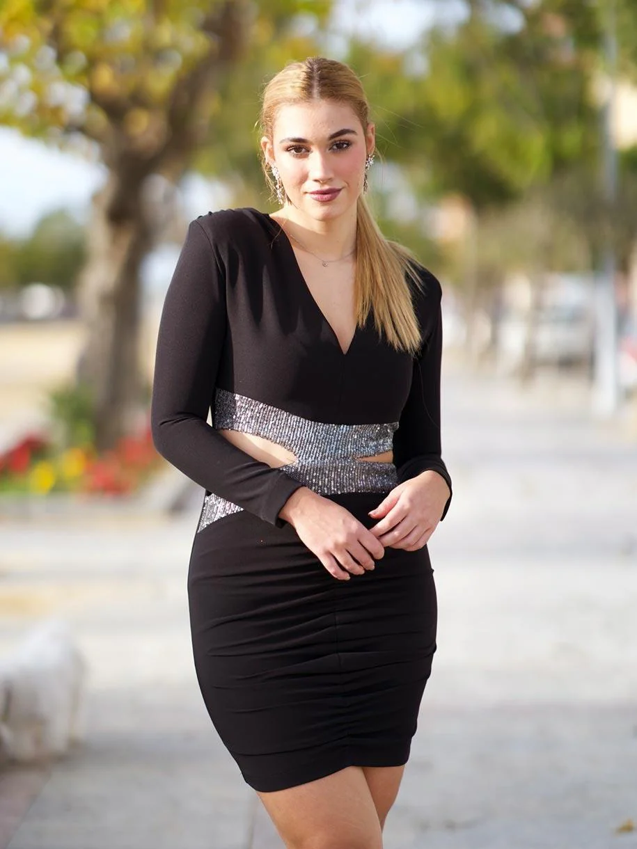 VESTIDO FRUNCIDO BRILLI - Image 3