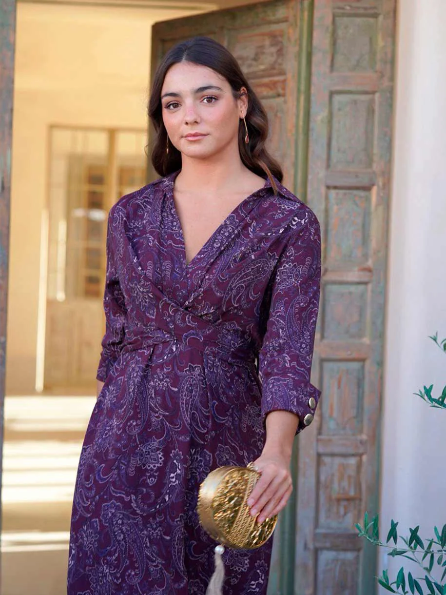 VESTIDO MEREN BERENJENA - Image 3