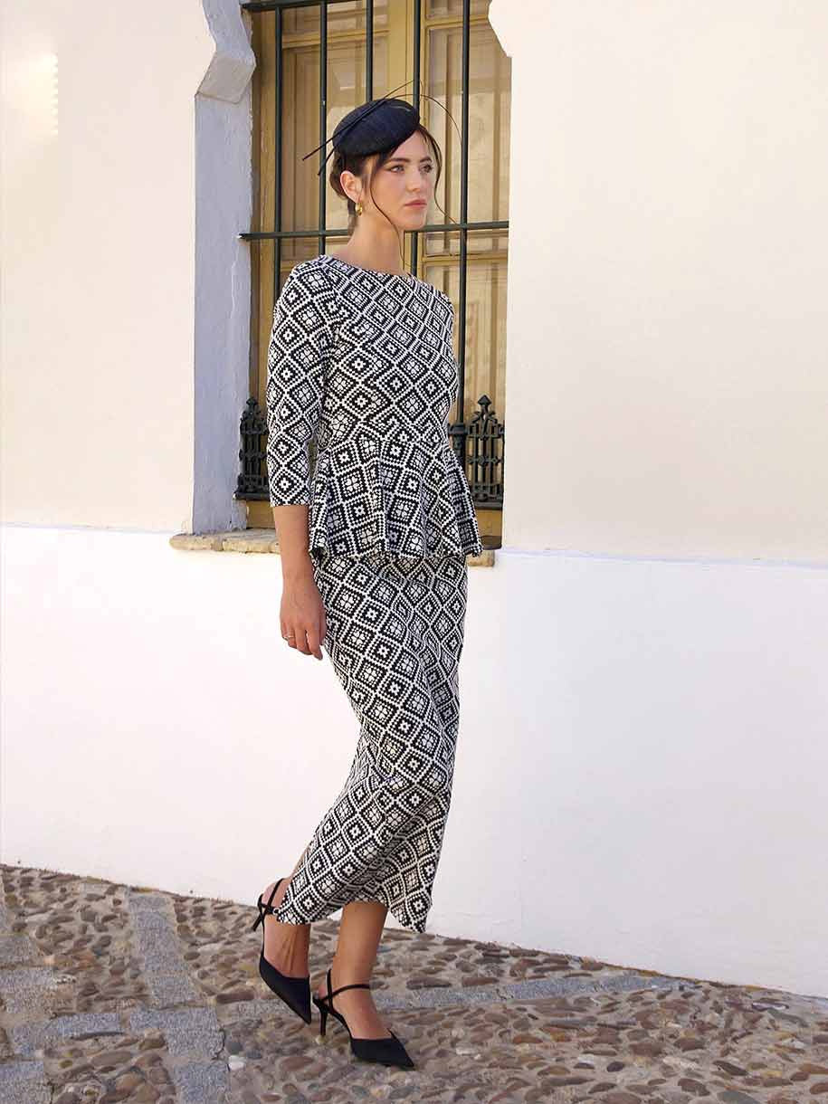 VESTIDO PEPLUM NOCHE - Image 3