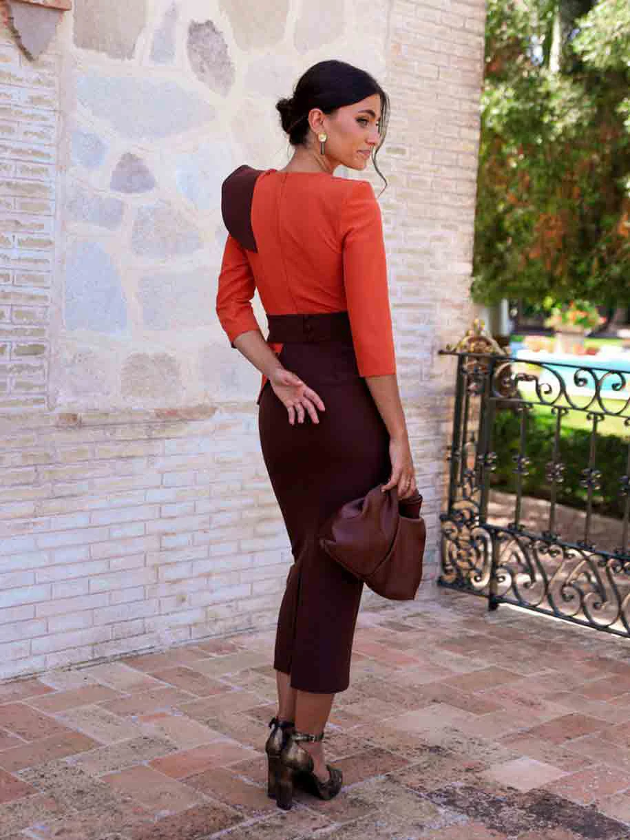 VESTIDO PEPLUM VOLANTE - Image 3