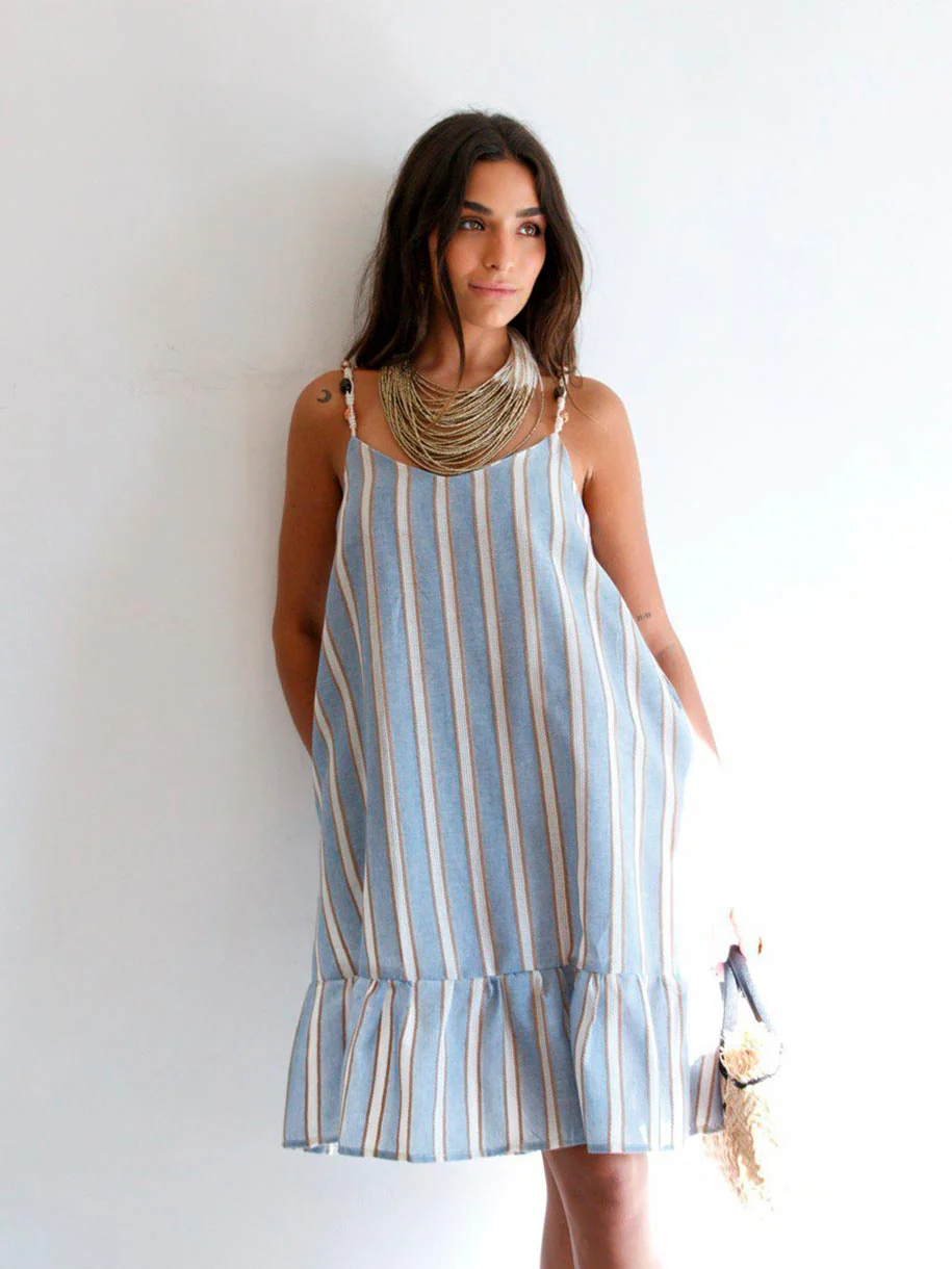 VESTIDO RAYAS CANARIAS - Image 3