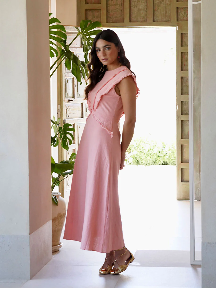 VESTIDO RIBETE TEXTURA