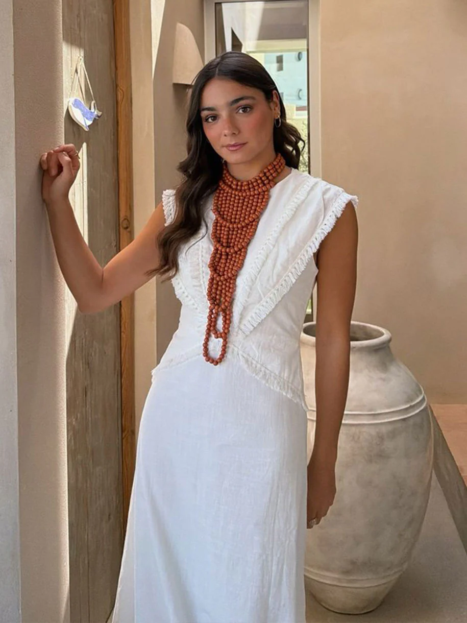 VESTIDO RIBETE TEXTURA - Image 4