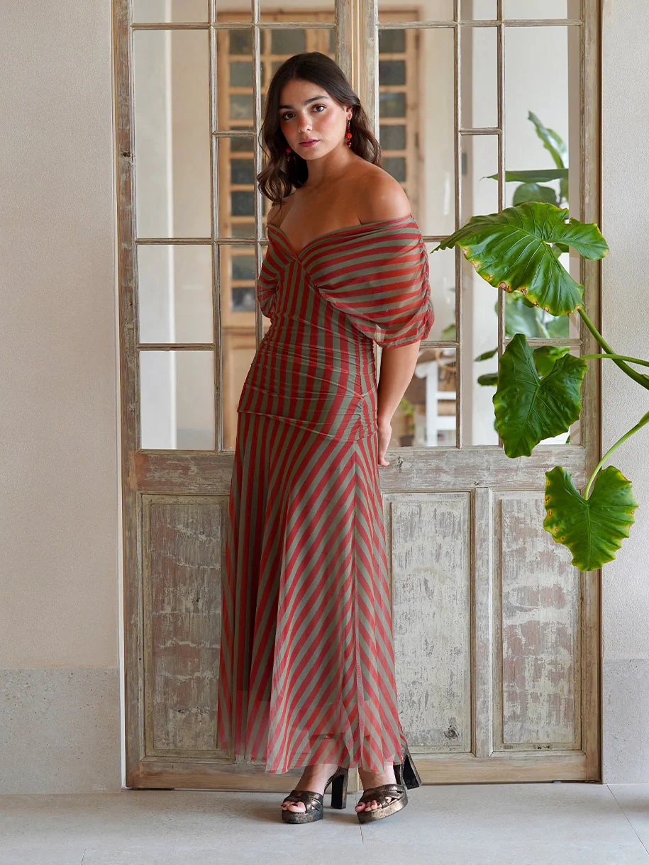 VESTIDO TUL RAYAS - Image 4